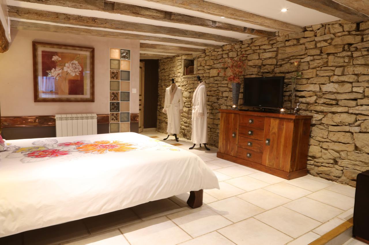 Chambres D'Hotes Le Repere Des Anges Et Spa Larnod Exterior foto